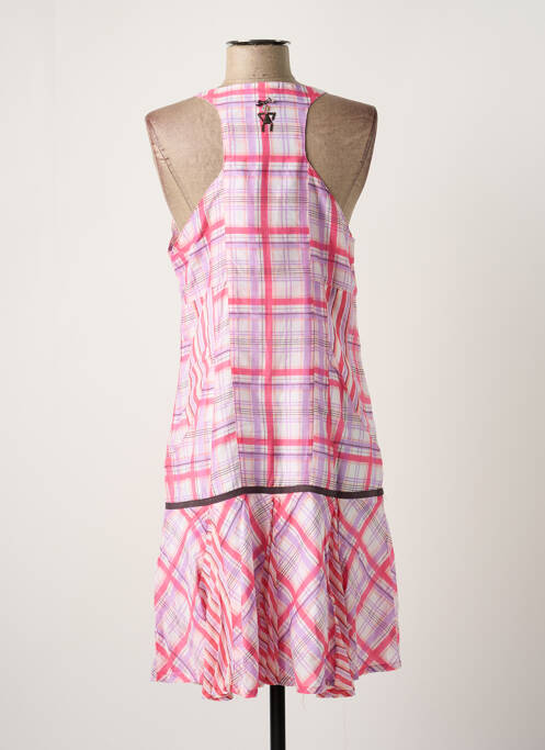 Robe mi-longue rose LOLA ESPELETA pour femme