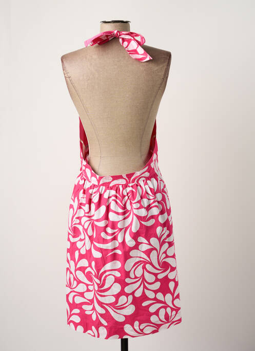 Robe mi-longue rose PEPE JEANS pour femme