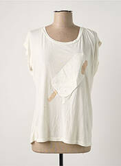 T-shirt beige NOISY MAY pour femme seconde vue