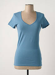 T-shirt bleu VERO MODA pour femme seconde vue