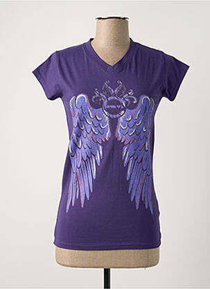T-shirt violet ELITE pour femme