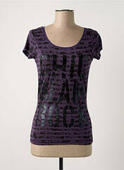 T-shirt violet ONLY pour femme seconde vue