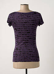 T-shirt violet ONLY pour femme seconde vue