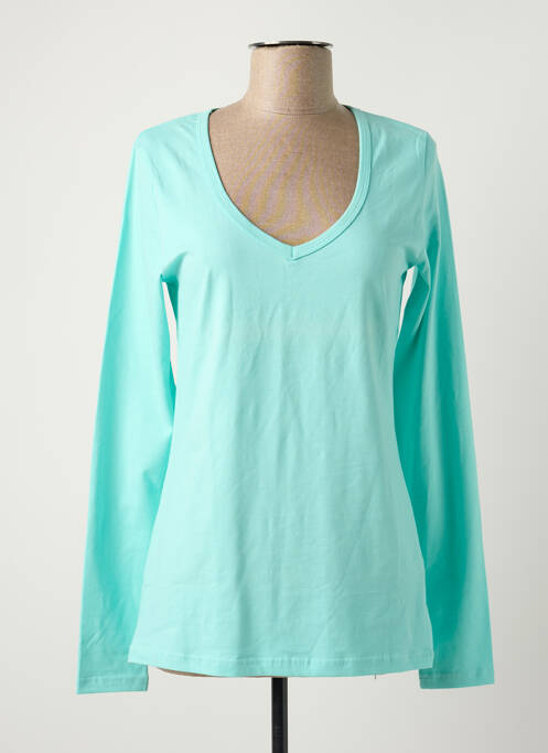 T-shirt bleu VERO MODA pour femme