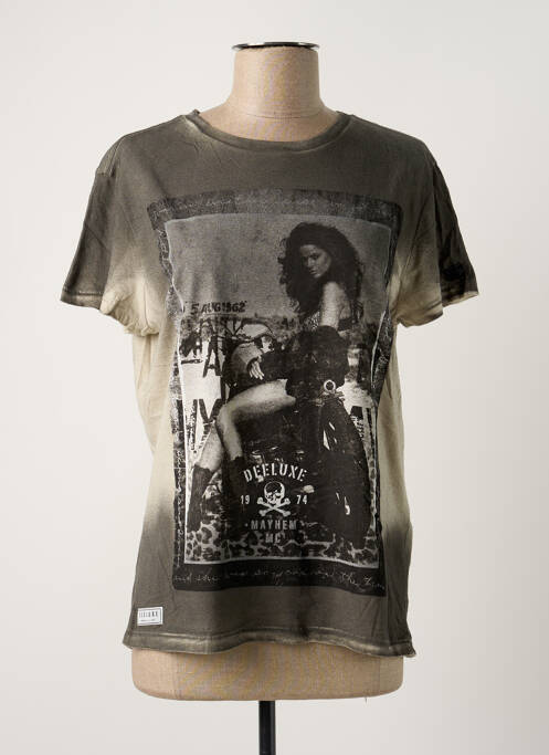 T-shirt gris DEELUXE pour femme