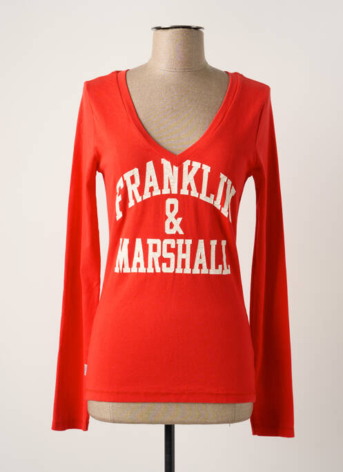 T-shirt rouge FRANKLIN LA TORTUE pour femme