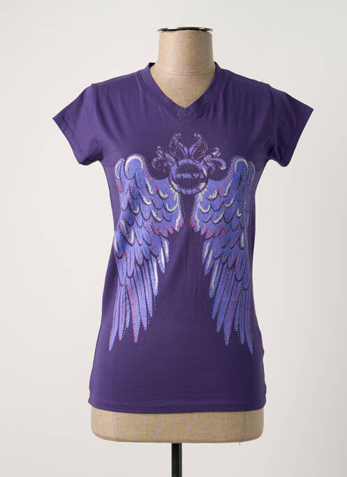 T-shirt violet ELITE pour femme