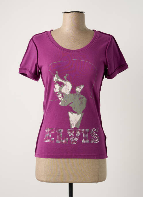 T-shirt violet ONLY pour femme