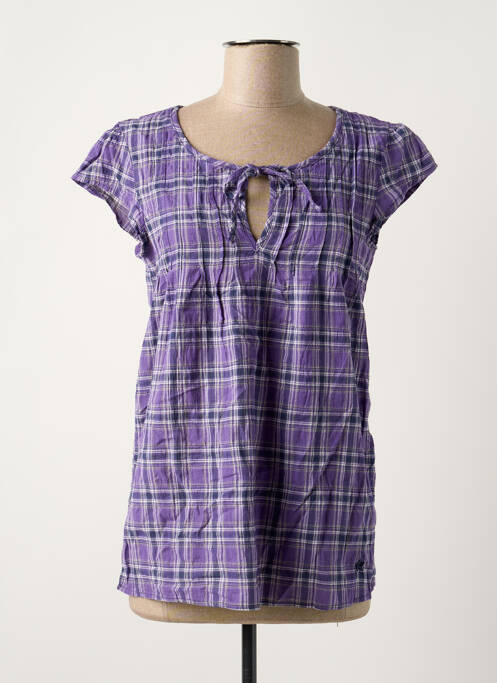 Blouse violet ONLY pour femme