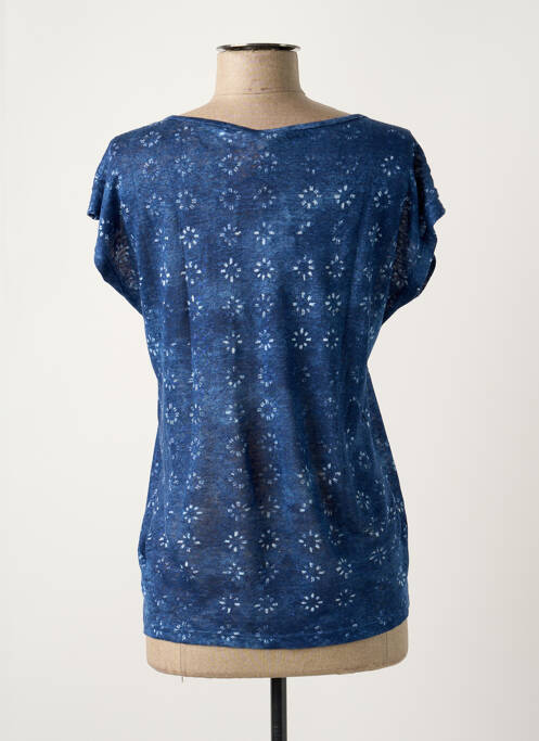 Top bleu TIMEOUT pour femme