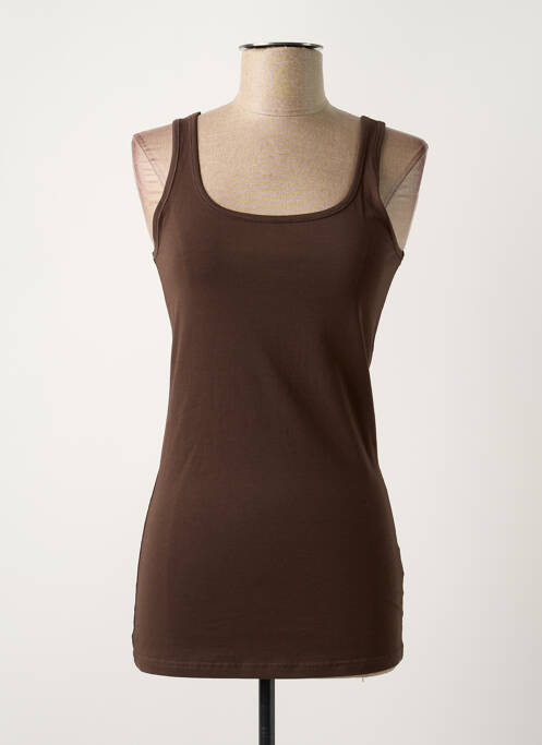 Top marron VERO MODA pour femme