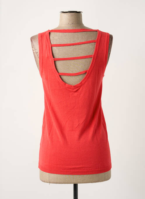 Top rouge LPB pour femme