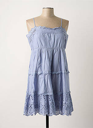 Robe mi-longue bleu VERO MODA femme