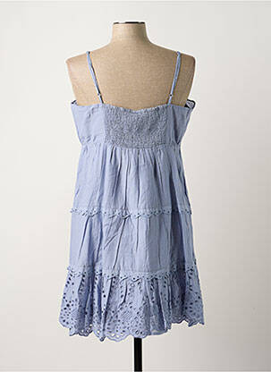 Robe mi-longue bleu VERO MODA femme