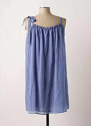 Robe mi-longue bleu VERO MODA femme