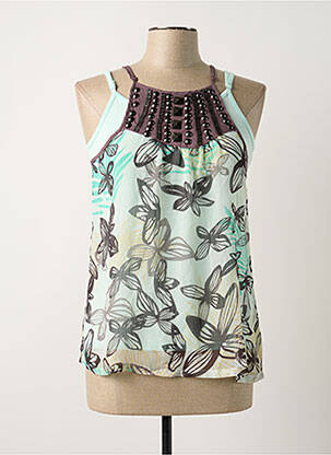Top bleu LOLA ESPELETA femme