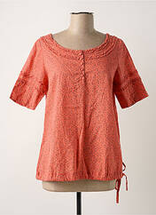 Blouse orange ICHI pour femme seconde vue