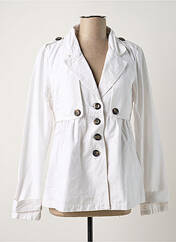 Trench blanc ICHI pour femme seconde vue