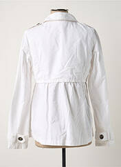 Trench blanc ICHI pour femme seconde vue