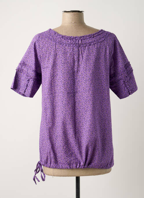 Blouse violet ICHI pour femme