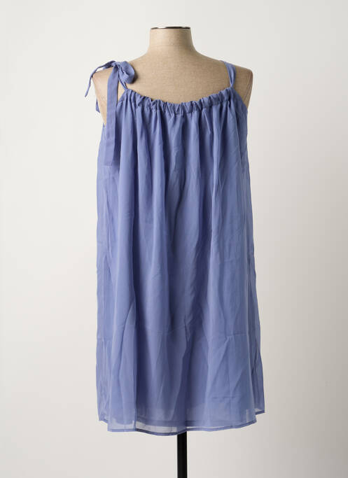 Robe mi-longue bleu VERO MODA pour femme