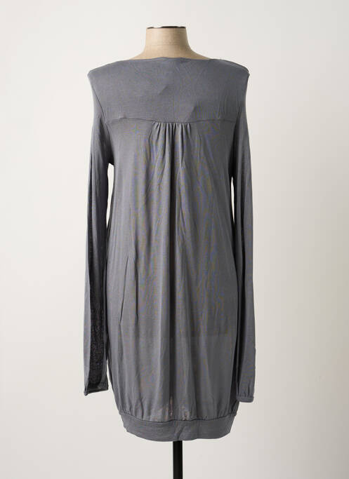 Robe mi-longue gris VERO MODA pour femme