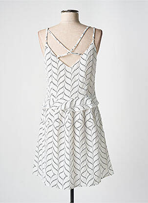 Robe mi-longue blanc MOLLY BRACKEN femme