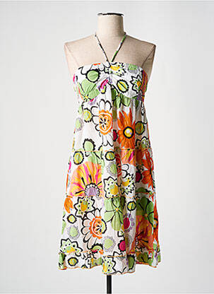 Robe mi-longue orange PEPE JEANS femme