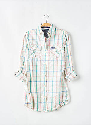 Chemisier bleu SUPERDRY femme