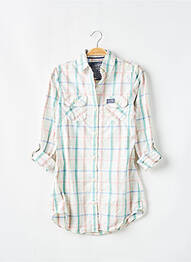 Chemisier bleu SUPERDRY femme