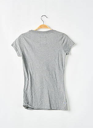 T-shirt gris FRANKLIN MARSHALL femme