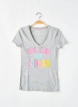 T-shirt gris PEPE JEANS femme