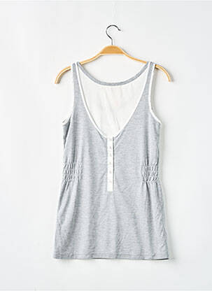Débardeur gris ICHI femme