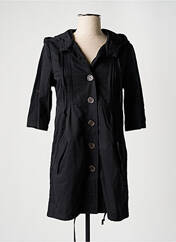 Trench noir ICHI pour femme seconde vue