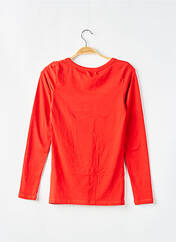 T-shirt orange ICHI pour femme seconde vue