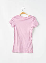 T-shirt violet VERO MODA pour femme seconde vue