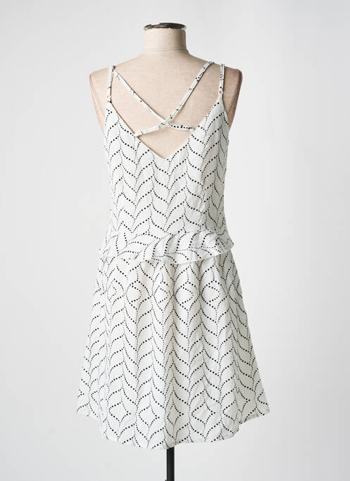 Robe mi-longue blanc MOLLY BRACKEN pour femme