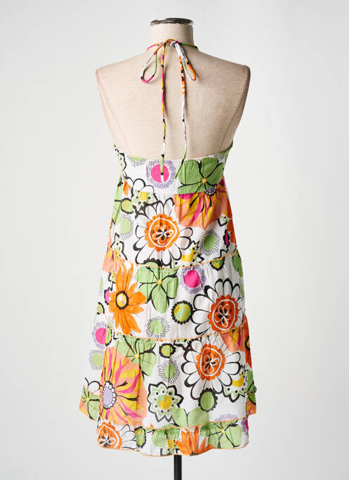 Robe mi-longue orange PEPE JEANS pour femme