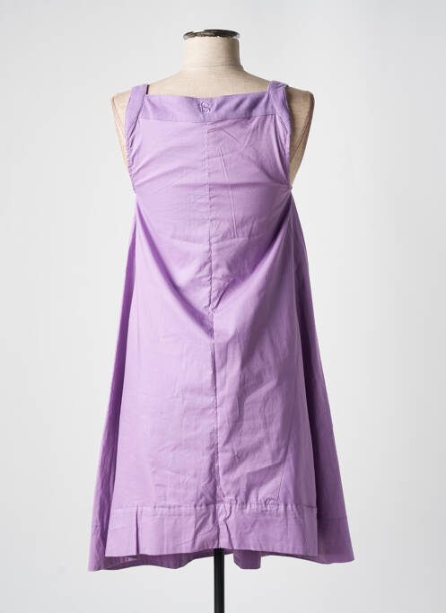 Robe mi-longue violet ONLY pour femme