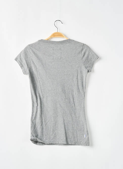 T-shirt gris FRANKLIN MARSHALL pour femme