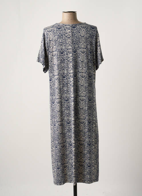 Robe mi-longue bleu DEVERNOIS pour femme