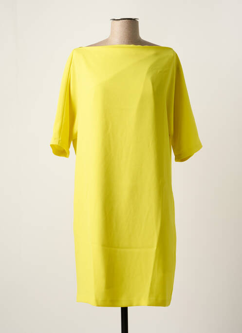 Robe mi-longue jaune DEVERNOIS pour femme