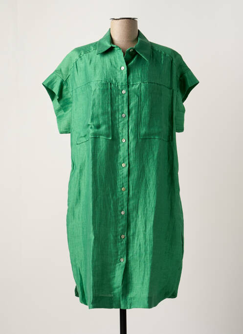 Robe mi-longue vert B.YU pour femme