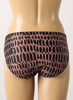 Bas de maillot de bain stretch culotte marron FANTASIE femme