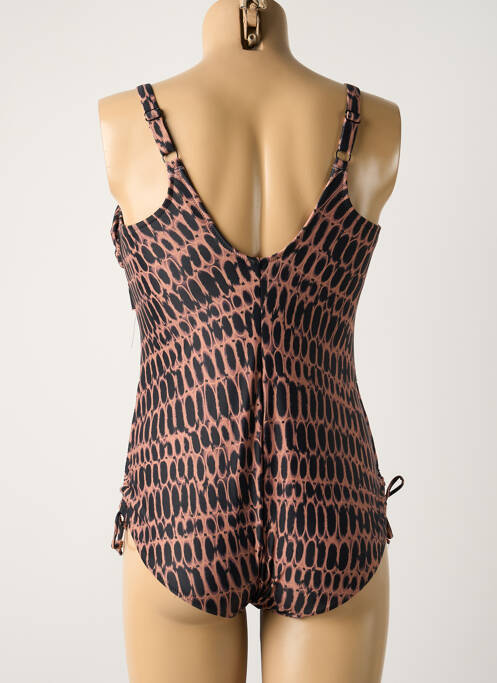 Maillot de bain 1 pièce marron FANTASIE pour femme