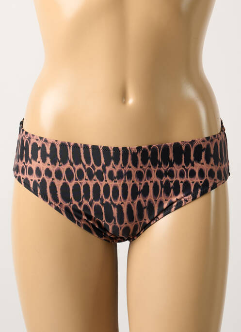 Bas de maillot de bain stretch culotte marron FANTASIE femme