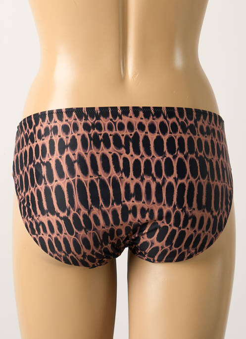 Bas de maillot de bain stretch culotte marron FANTASIE femme