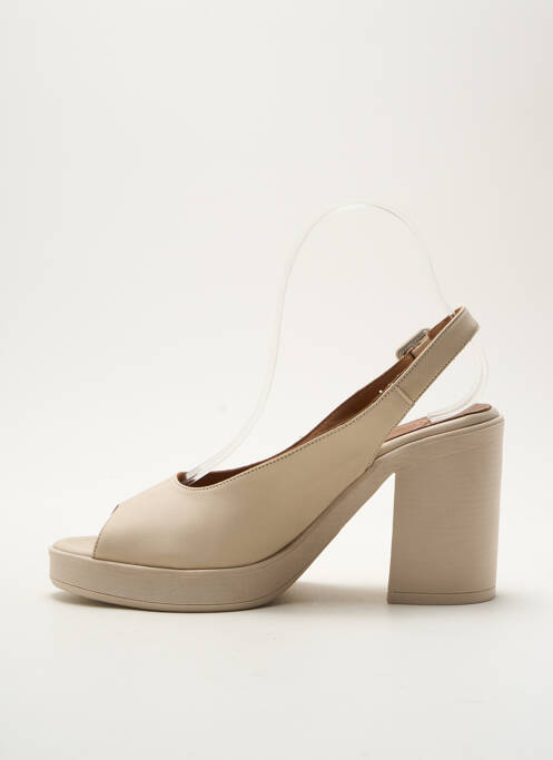 Sandales/Nu pieds beige LUNE & L'AUTRE pour femme