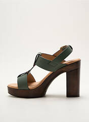 Sandales/Nu pieds vert COCO ET ABRICOT pour femme seconde vue