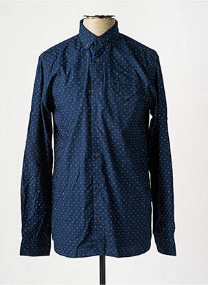 Chemise manches longues bleu JACK & JONES homme